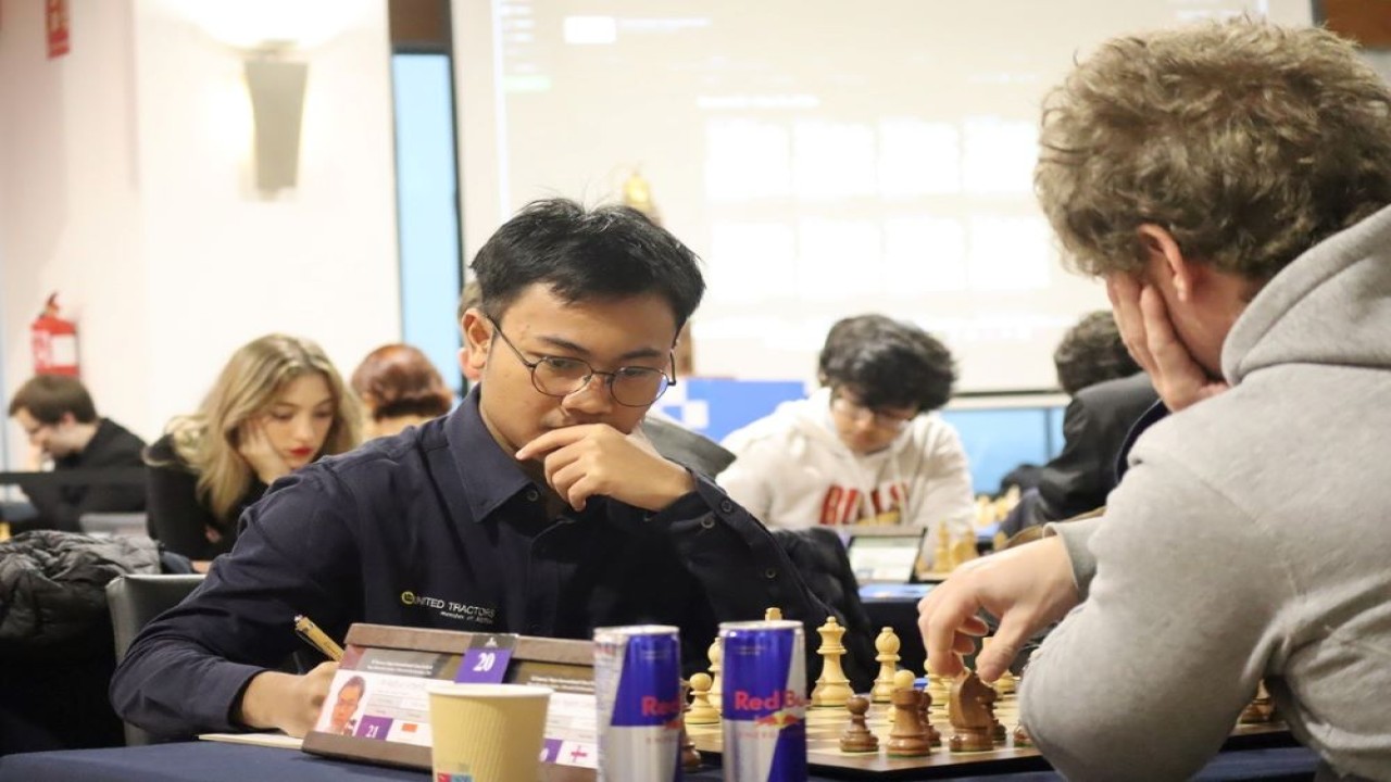 Aditya Bagus Arfan vs Hedin Gregersen/Foto: Kristianus Liem