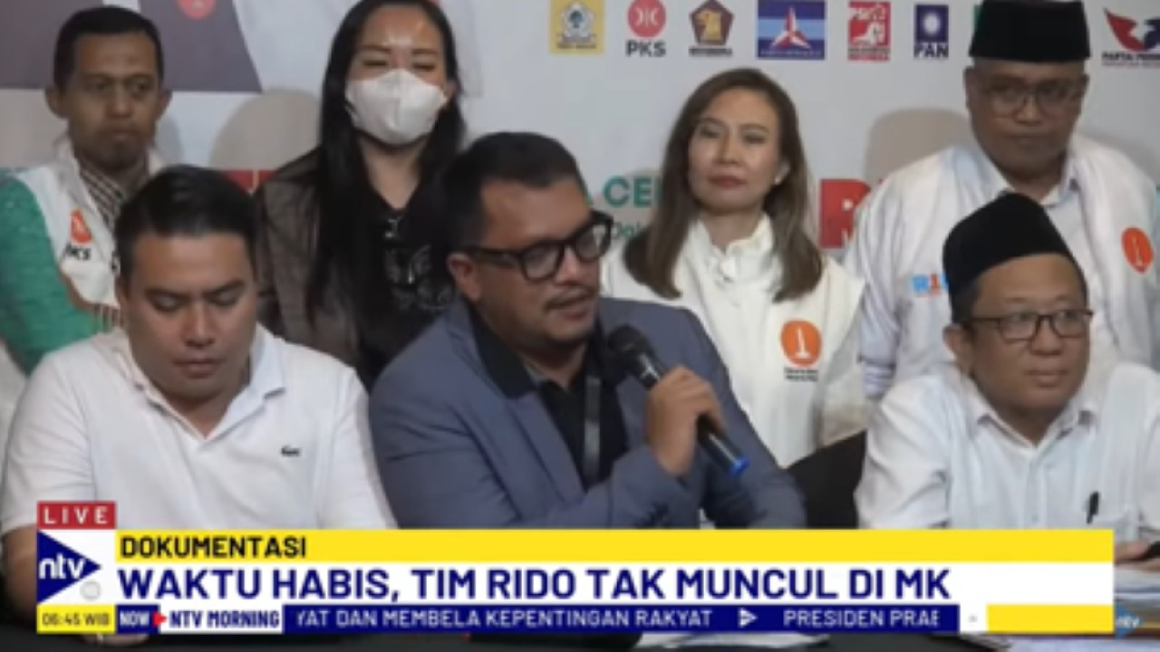 Tim Ridwan Kamil-Suswono (Rido) batal batal gugat hasil Pilkada Jakarta ke MK
