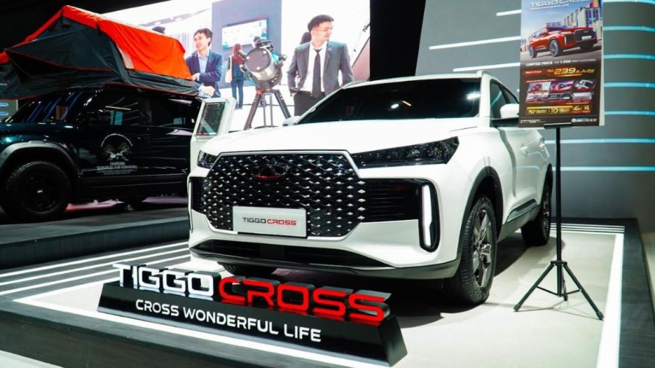 Salah satu sorotan utama dari pameran IIMS 2025 dan BCA Expoversary adalah debut Chery TIGGO Cross. (Foto: Istimewa)