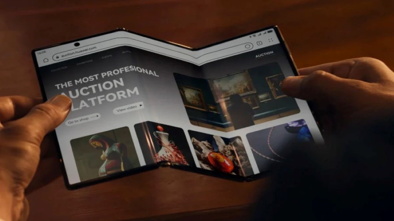 Desain terbaik layer lipat tiga Huawei Mate XT. (Foto: Gizmochina)