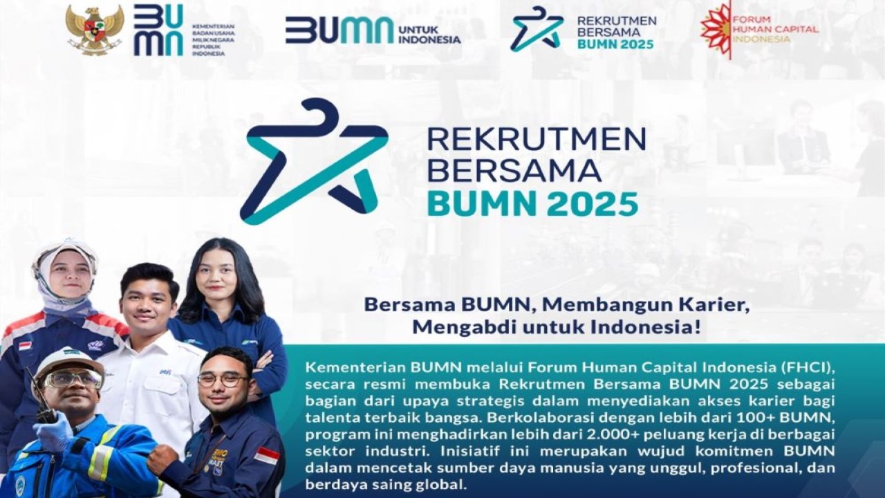 Rekrutmen bersama BUMN kembali digelar
