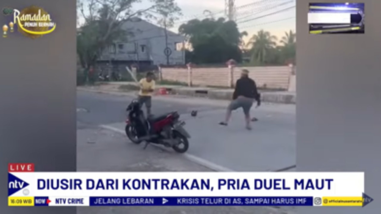 Pemilik kontrakan dan seorang residivis terlibat duel maut di tengah jalan di Samarinda