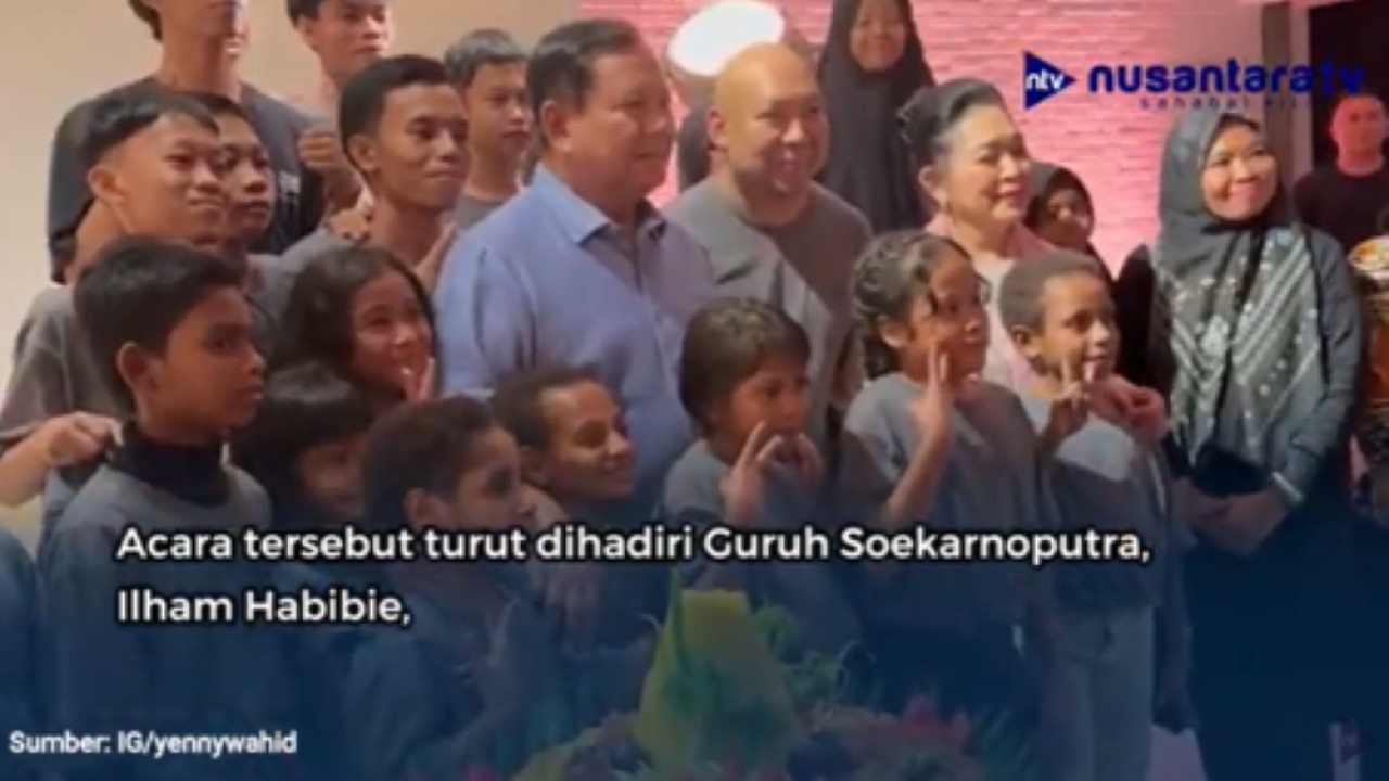 Didit Hediprasetyo merayakan ulang tahun bersama kedua orang tuanya Presiden Prabowo Subianto dan Titiek Soeharto dan tamu undangan