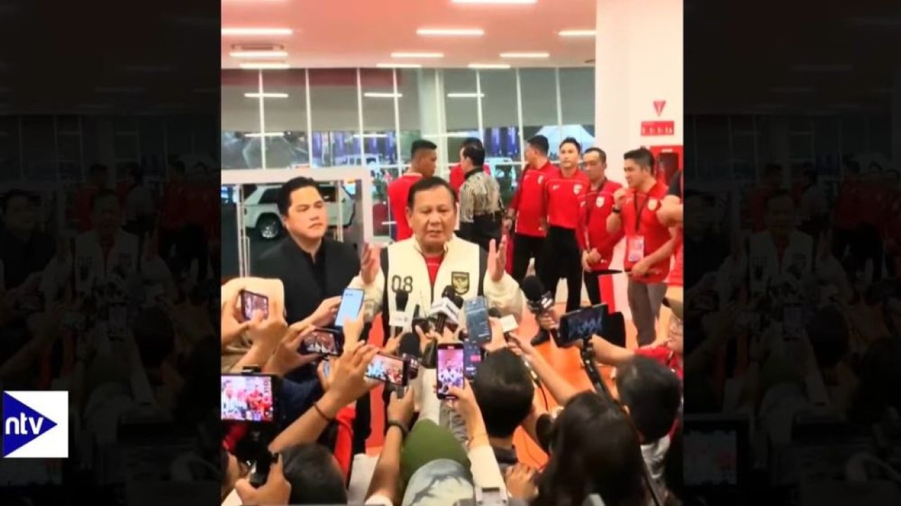 Presiden Prabowo Subianto berharap Timnas Indonesia bisa melaju ke Piala Dunia 2026.