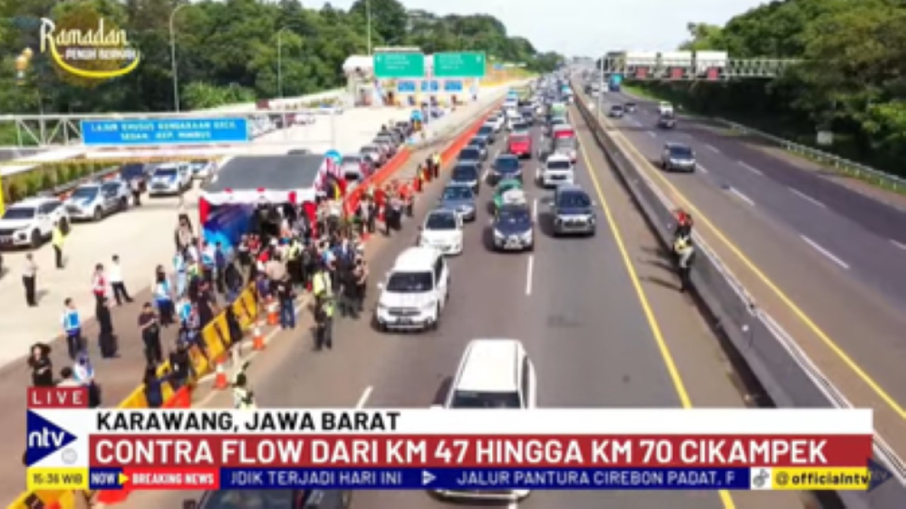 Live Breaking News Nusantara TV puncak arus mudik Lebaran 2025
