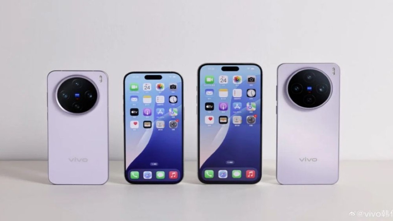 Vivo X200 Pro Mini (kiri) dan Vivo X200S (kanan). (Foto: Istimewa via Gizmochina)