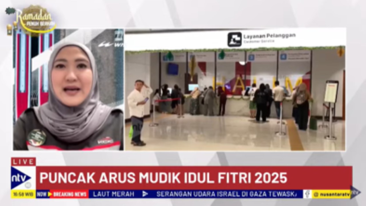 General Manager Corporate Secretary KCIC, Eva Chairunisa dalam wawancara bersama Nusantara TV