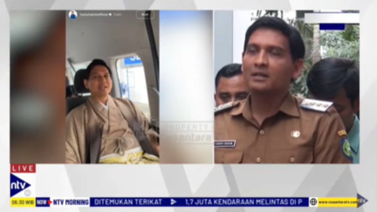 Bupati Indramayu, Lucky Hakim memberikan keterangan pers usai menjalani pemeriksaan oleh Inspektorat Kementerian Dalam Negeri