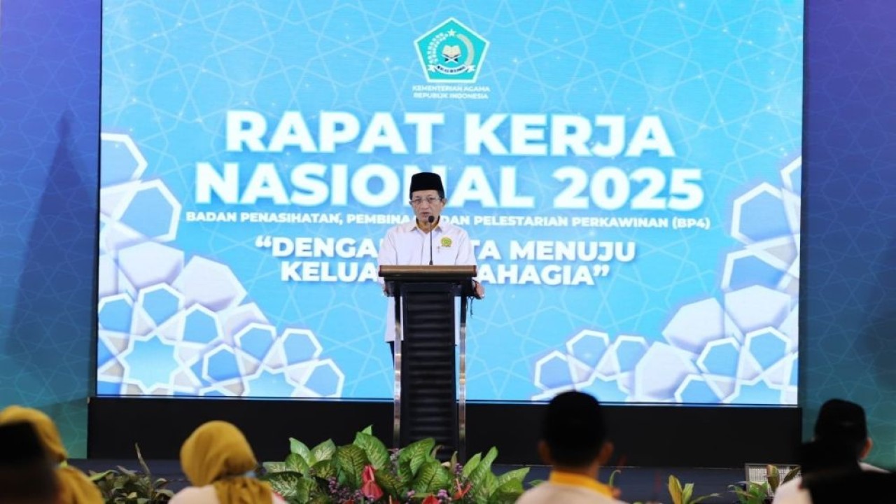 Menteri Agama (Menag) Nasaruddih Umar. (Foto: Lutfi/Bimas Islam)