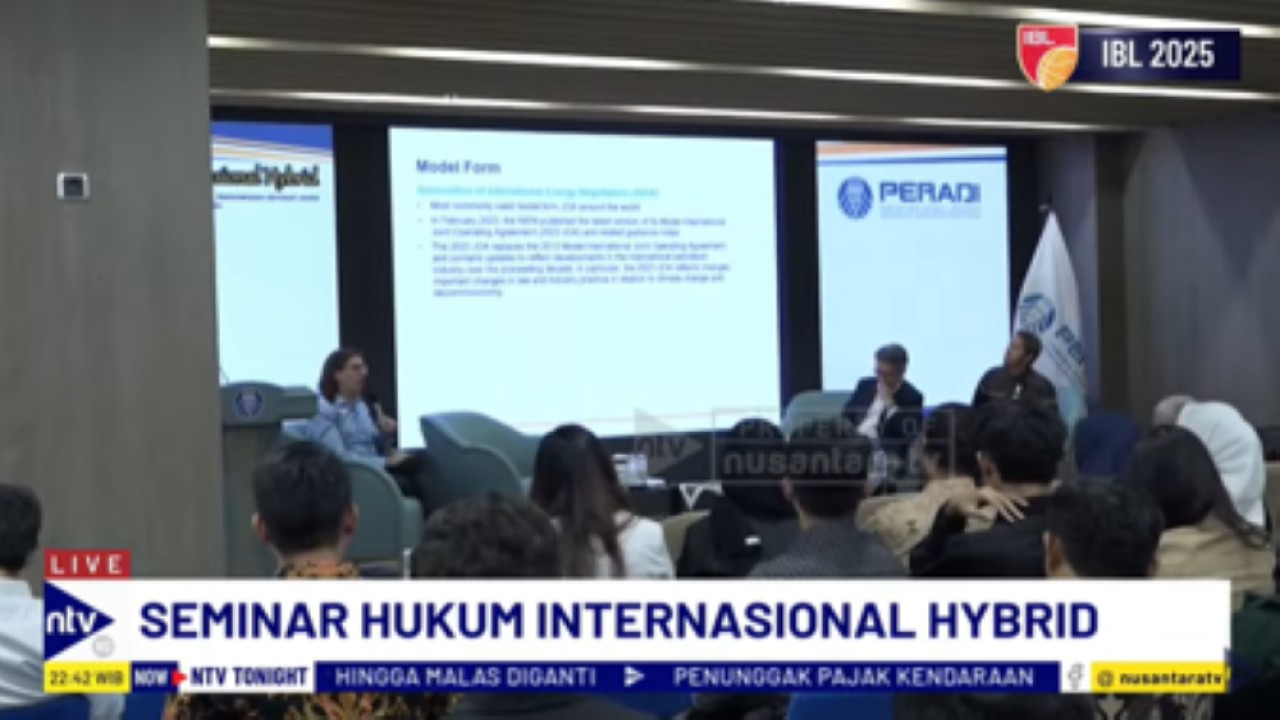 DPN Peradi menggelar seminar internasional membahas landasan hukum dalam bermitra dan kerja sama perihal bisnis seperti di bidang real estate dan properti