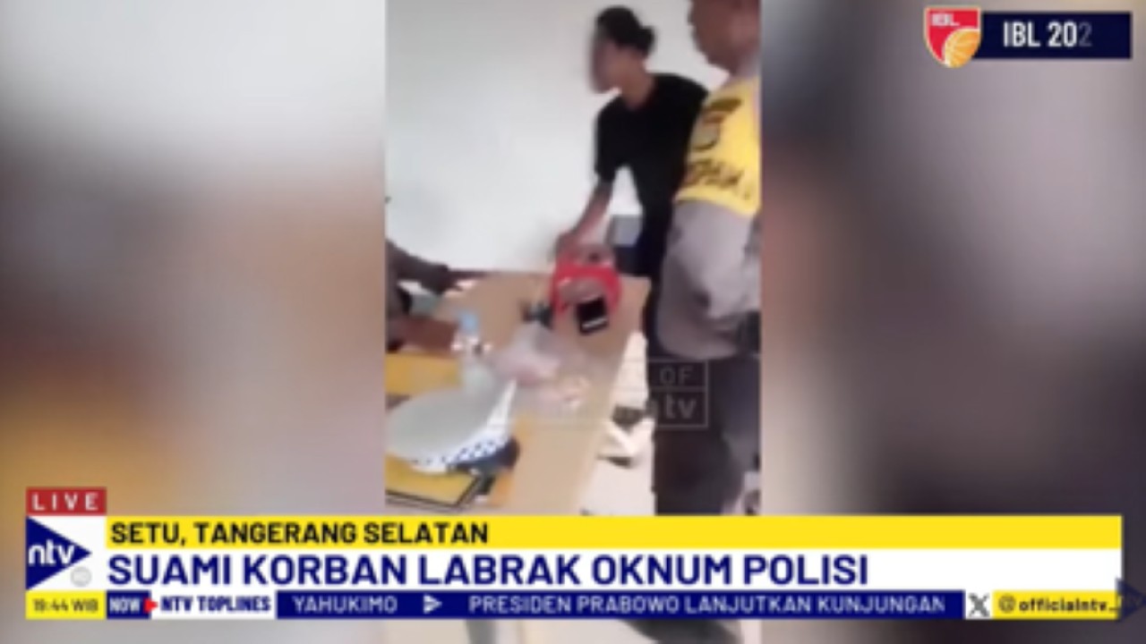 Suami korban melabrak oknum polisi yang melecehkan istrinya
