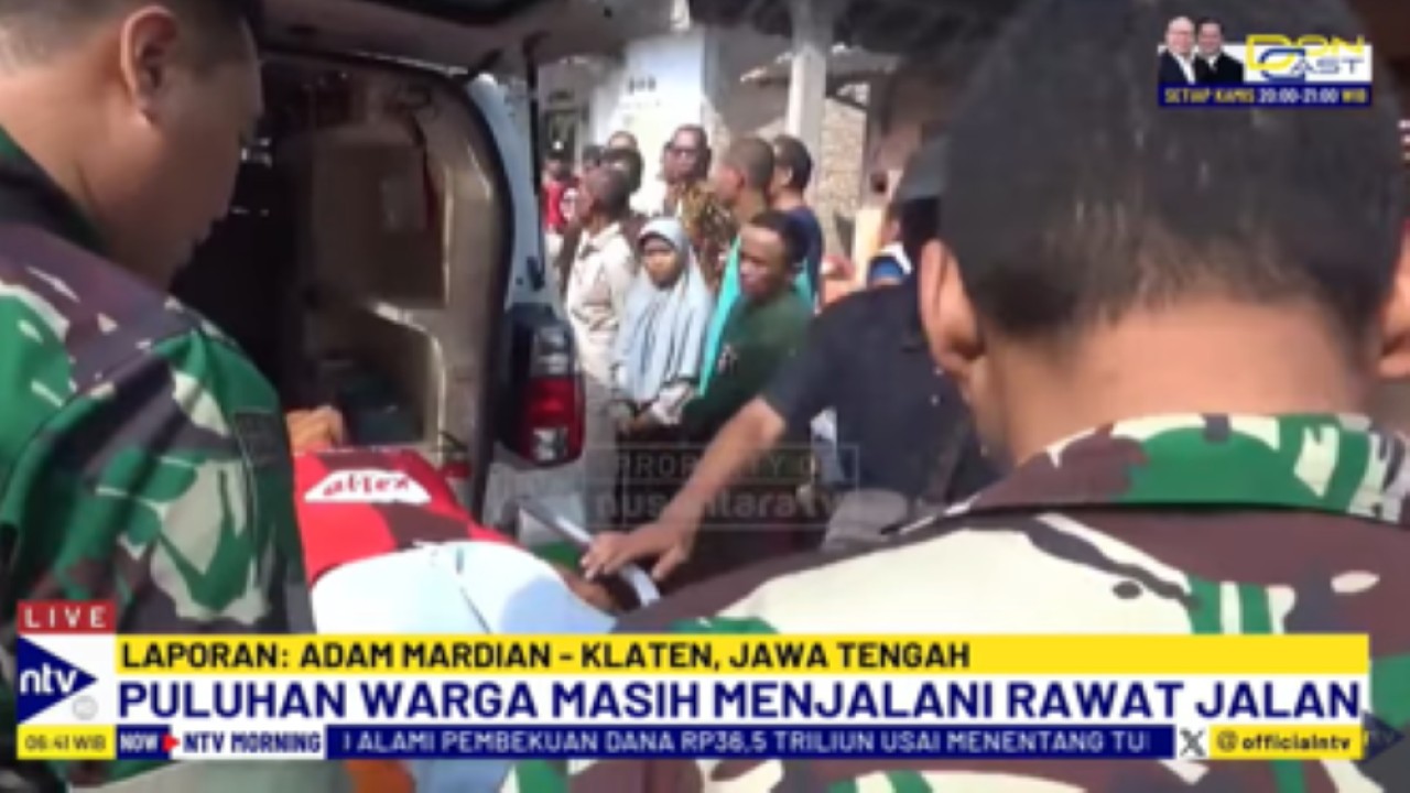Ratusan warga Klaten jadi korban keracunan massal dan harus dilarikan ke rumah sakit