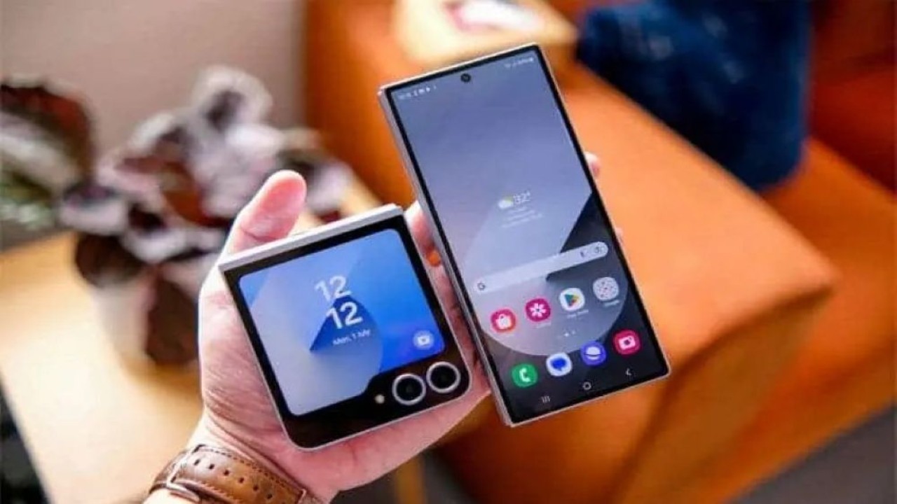 Samsung Galaxy Z Fold 7 dan Z Flip 7. (Foto: Istimewa via Gizchina)