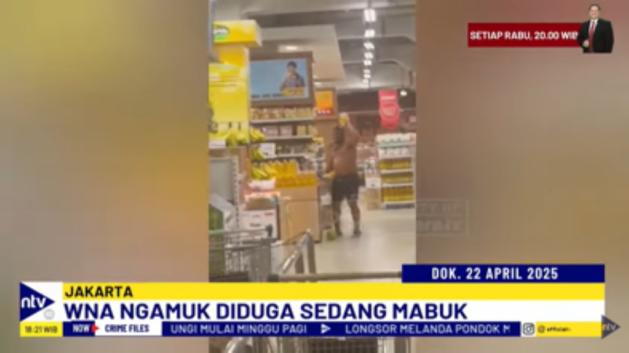 WNA asal India mengamuk dan mengacak-acak barang di Mall Kalibata City, Jakarta