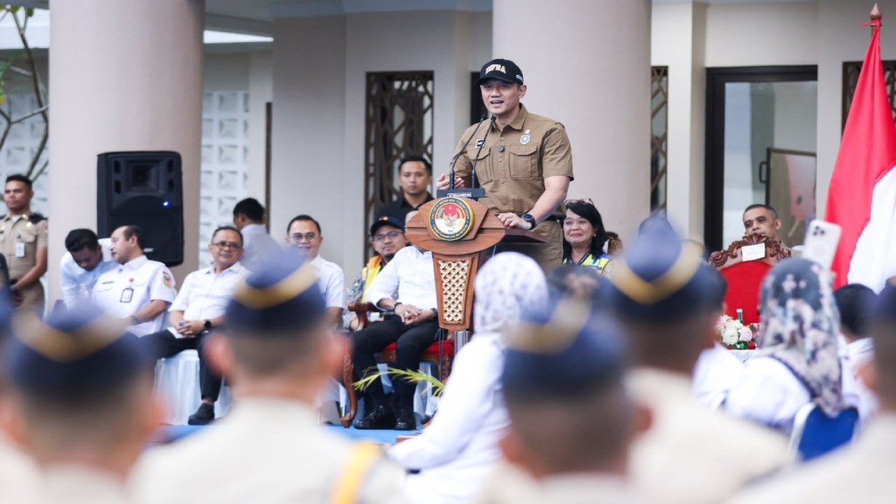Menko AHY meresmikan tiga gedung fakultas baru di lingkungan Institut Pemerintahan Dalam Negeri (IPDN) di Jatinangor, Jawa Barat, pada Rabu (7/5/2025). (Foto: Istimewa)