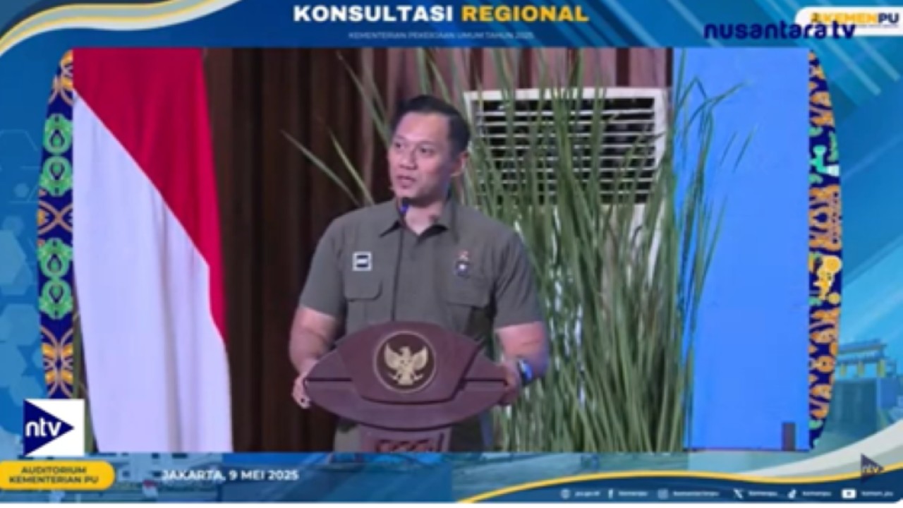 Menteri Koordinator Bidang Infrastruktur dan Pembangunan Kewilayahan atau IPK Agus Harimurti Yudhoyono (AHY)