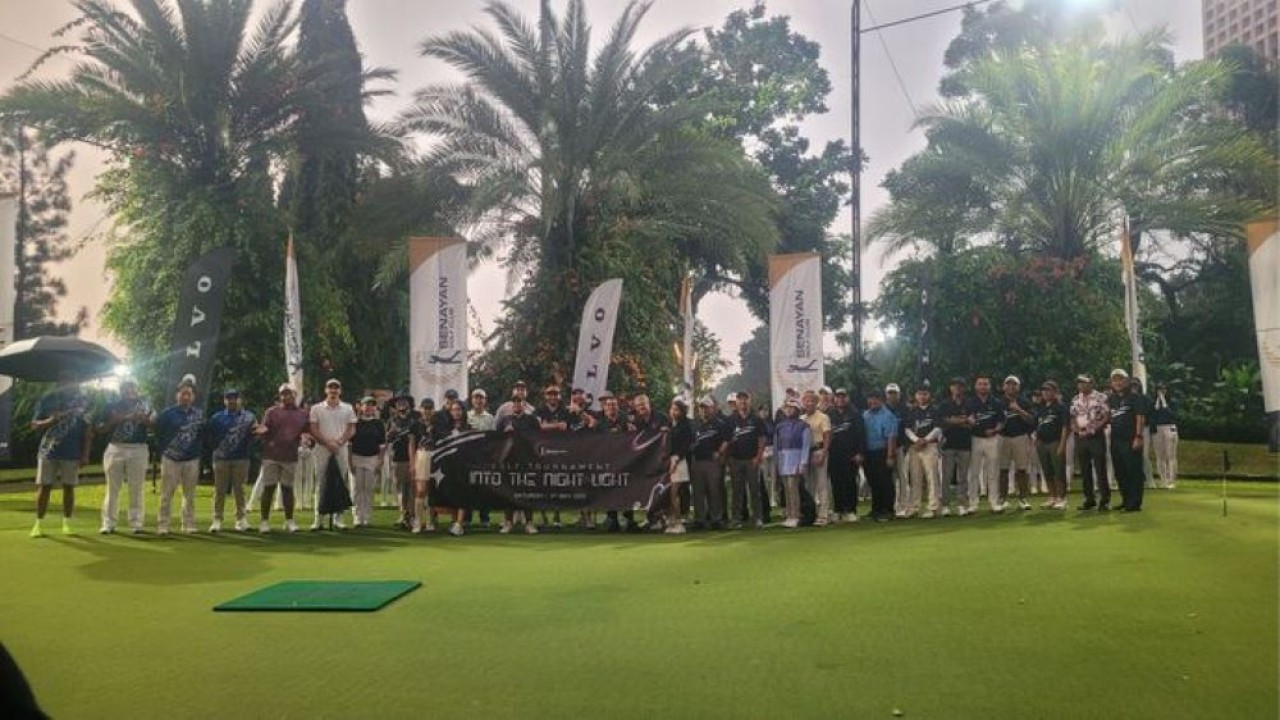Senayan Golf Club perkenalkan lampu baru dengan menggelar Turnamen Malam "Into The Nightlight" (NTVNews.id: Dedi)