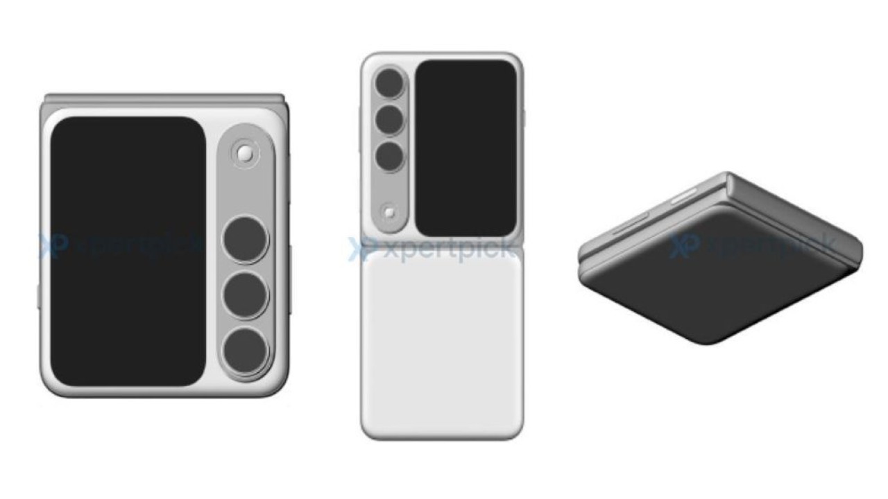 Desain dari Find N5 Flip mendatang kemungkinan telah terungkap dalam pengajuan paten di WIPO. (Foto: Istimewa via GSM Arena)