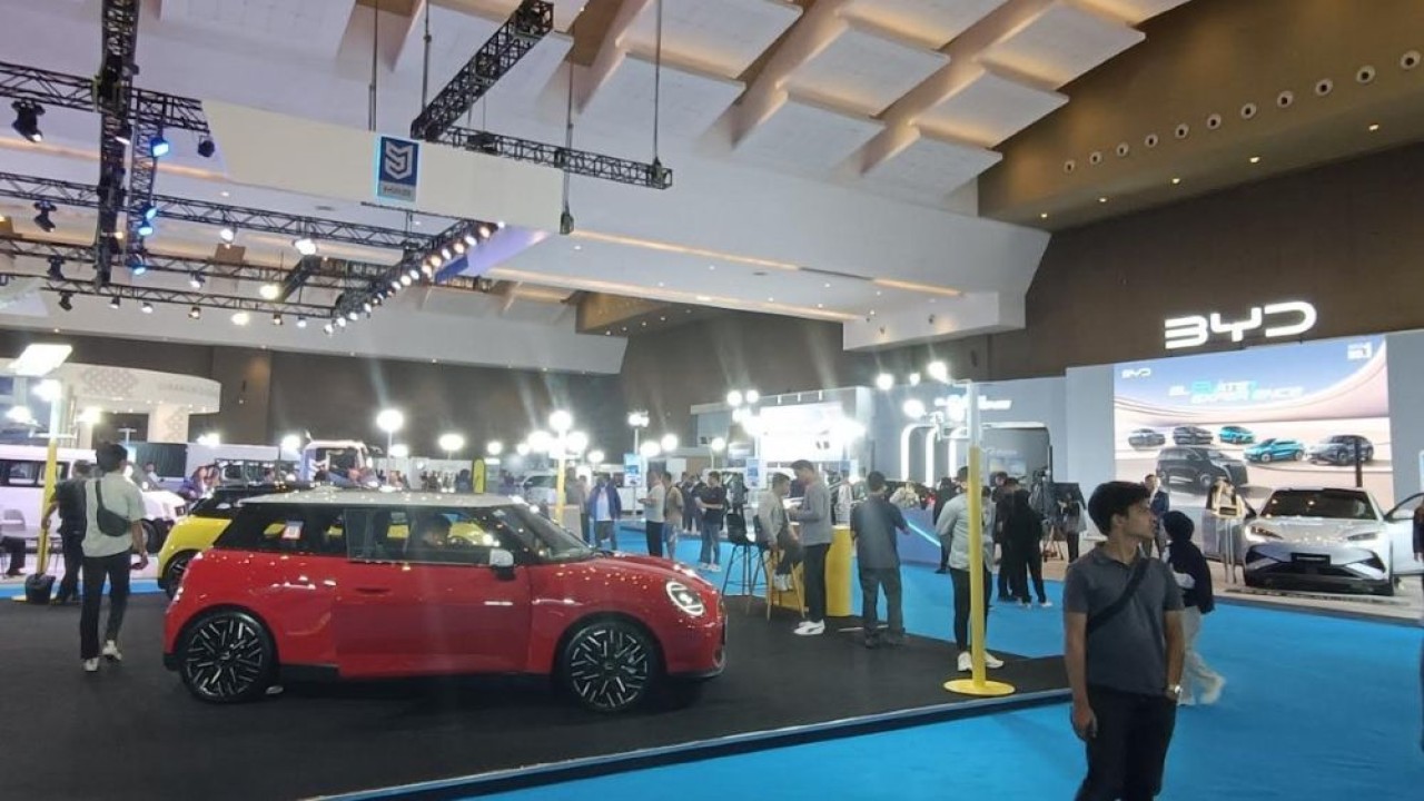 Gelaran PEVS 2025 in Collaboration with Asiabike Jakarta di JIExpo Kemayoran, Jakarta Pusat, berlangsung pada 29 April hingga 4 Mei 2025. (Foto: Adiantoro/NTV)