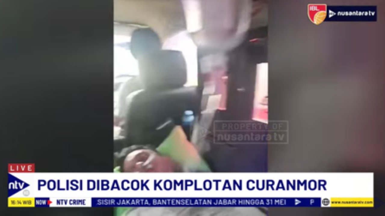 Kanitreskrim Polsek Jatiwulung AKP Derry dibacok komplotan curanmor saat operasi penengkapan