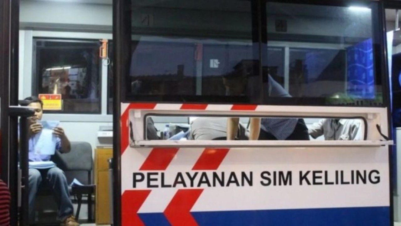 Mobil layanan SIM keliling Polda Metro Jaya. (Foto: ANTARA/HO-TMC Polda Metro Jaya)