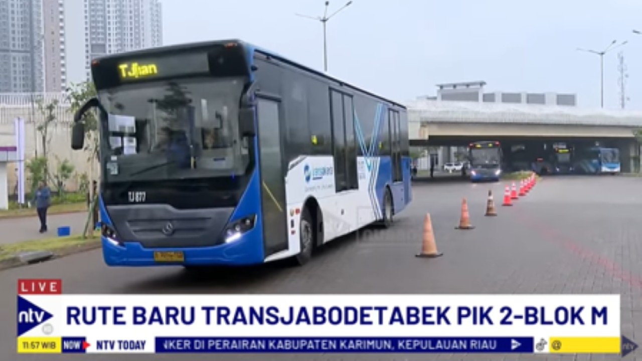 Rute baru Transjabodetabek Blok M-PIK2 resmi diluncurkan