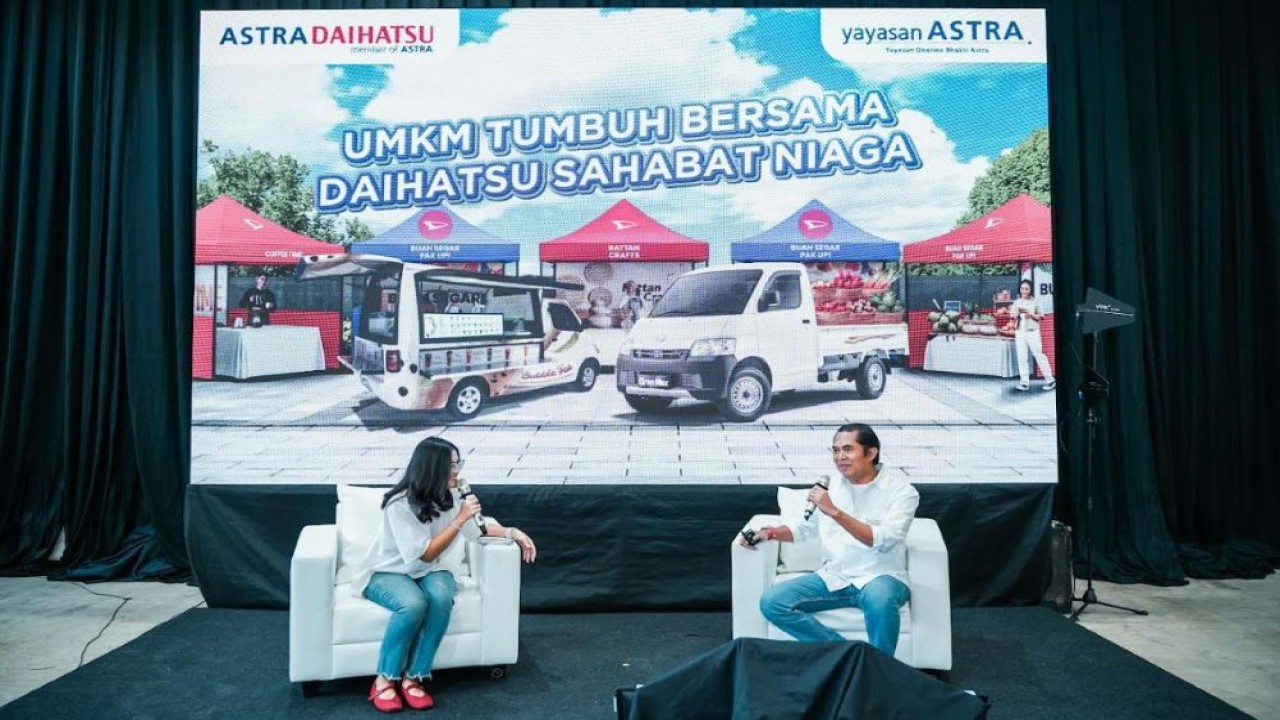 Astra Daihatsu berkolaborasi dengan Yayasan Astra - Yayasan Dharma Bhakti Astra menggelar acara "UMKM Tumbuh Bersama Daihatsu Sahabat Niaga" di Chillax SCBD. (Foto: Istimewa/Daihatsu)
