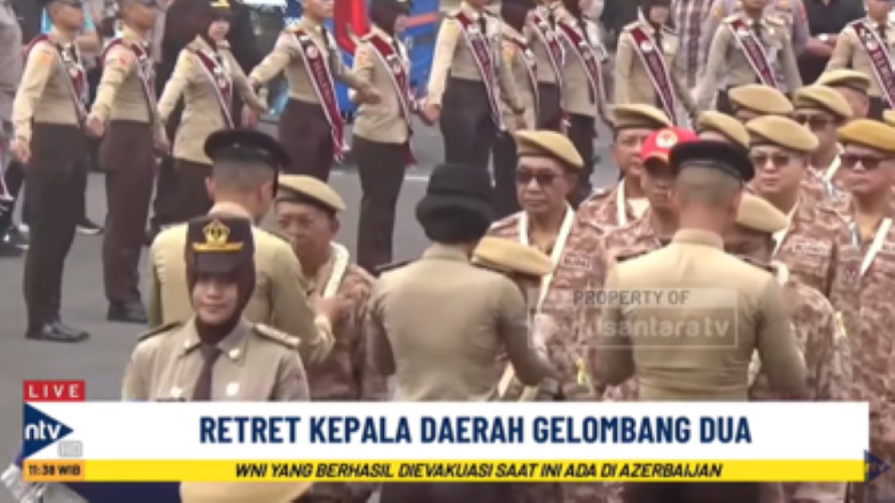 Puluhan kepala daerah dari seluruh Indonesia yang akan mengikuti kegiatan retret gelombang kedua telah tiba di IPDN Jatinangor, Sumedang, Jawa Barat.