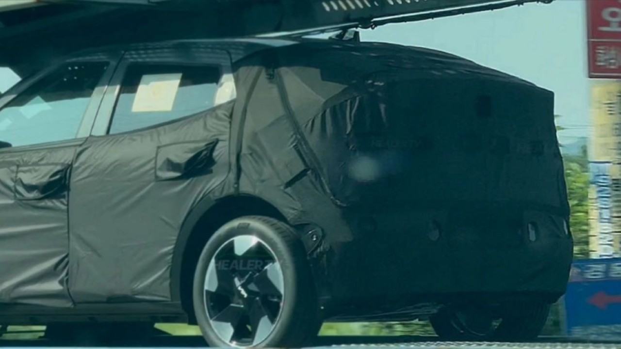 Kia EV2 Coupe sedang diuji coba. (Foto: Istimewa via ArenaEV)