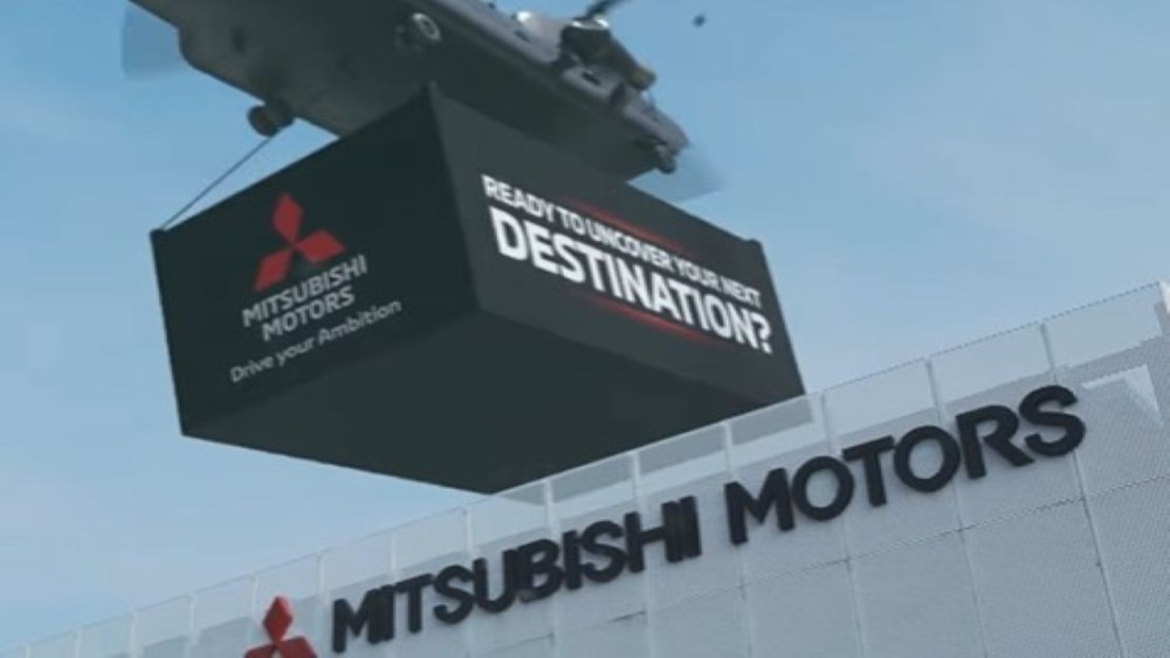 Mitsubishi Motors Indonesia mulai menggoda publik dengan kampanye teaser untuk kendaraan SUV terbaru. (Foto: Tangkapan layer Instagram @mitsubishimotorsid)