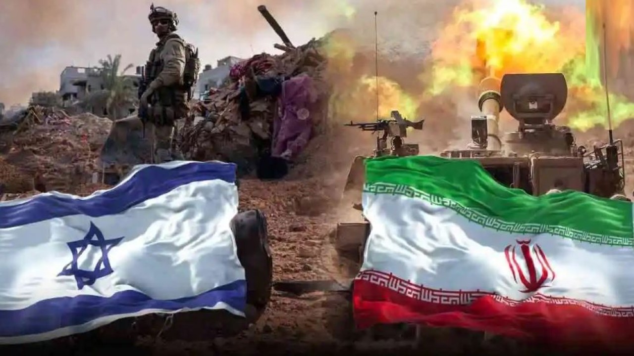 Ilustrasi perang Israel vs Iran/ist