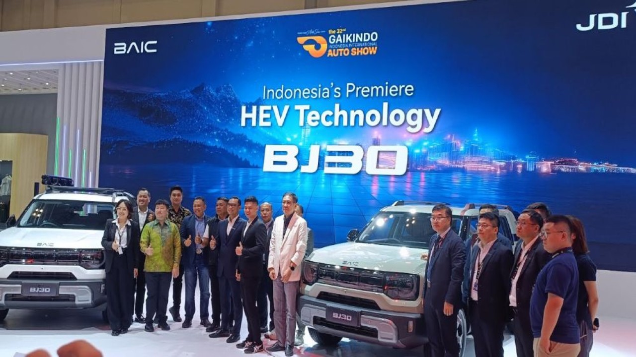 BAIC Indonesia resmi meluncurkan BJ30 Hybrid di pasar Indonesia. (Foto: Adiantoro/NTV)