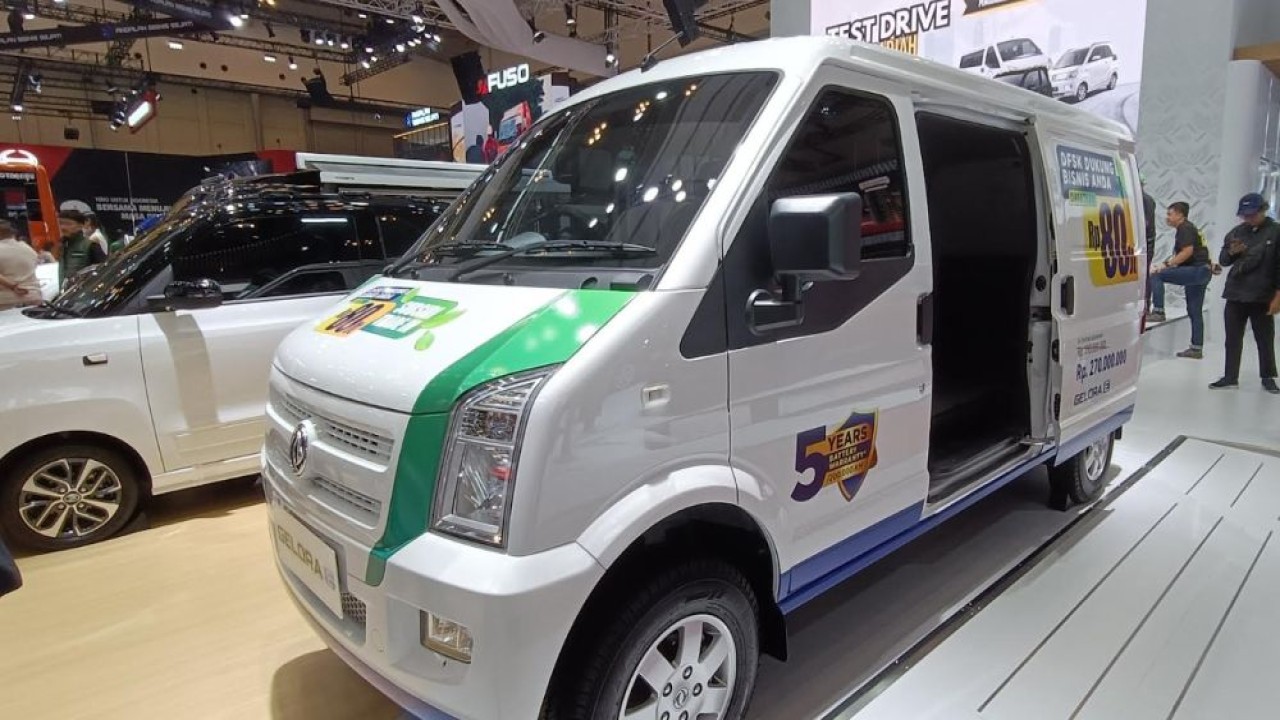 DFSK Gelora E tampil di GIIAS 2025. (Foto: Adiantoro/NTV)