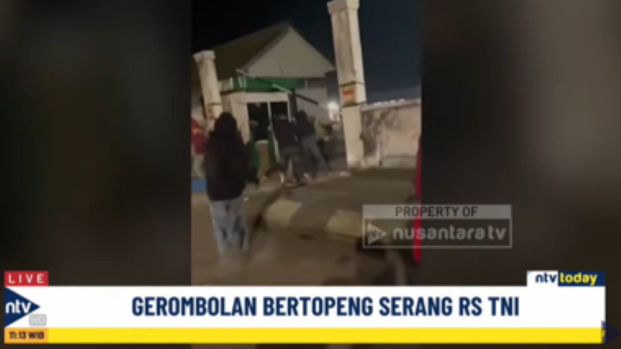 Gerombolan geng motor di Bengkulu secara brutal menyerang seorang petugas parkir di rumah sakit milik TNI