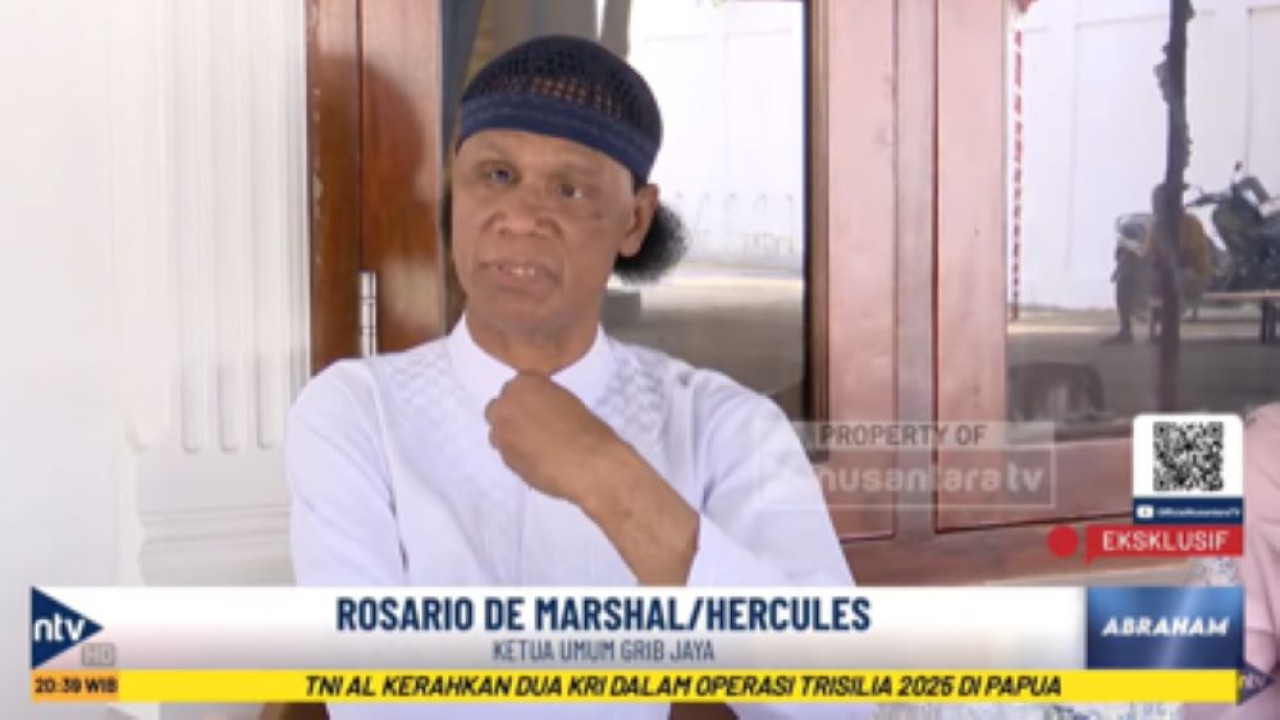 Hercules dalam program Abraham Nusantara TV