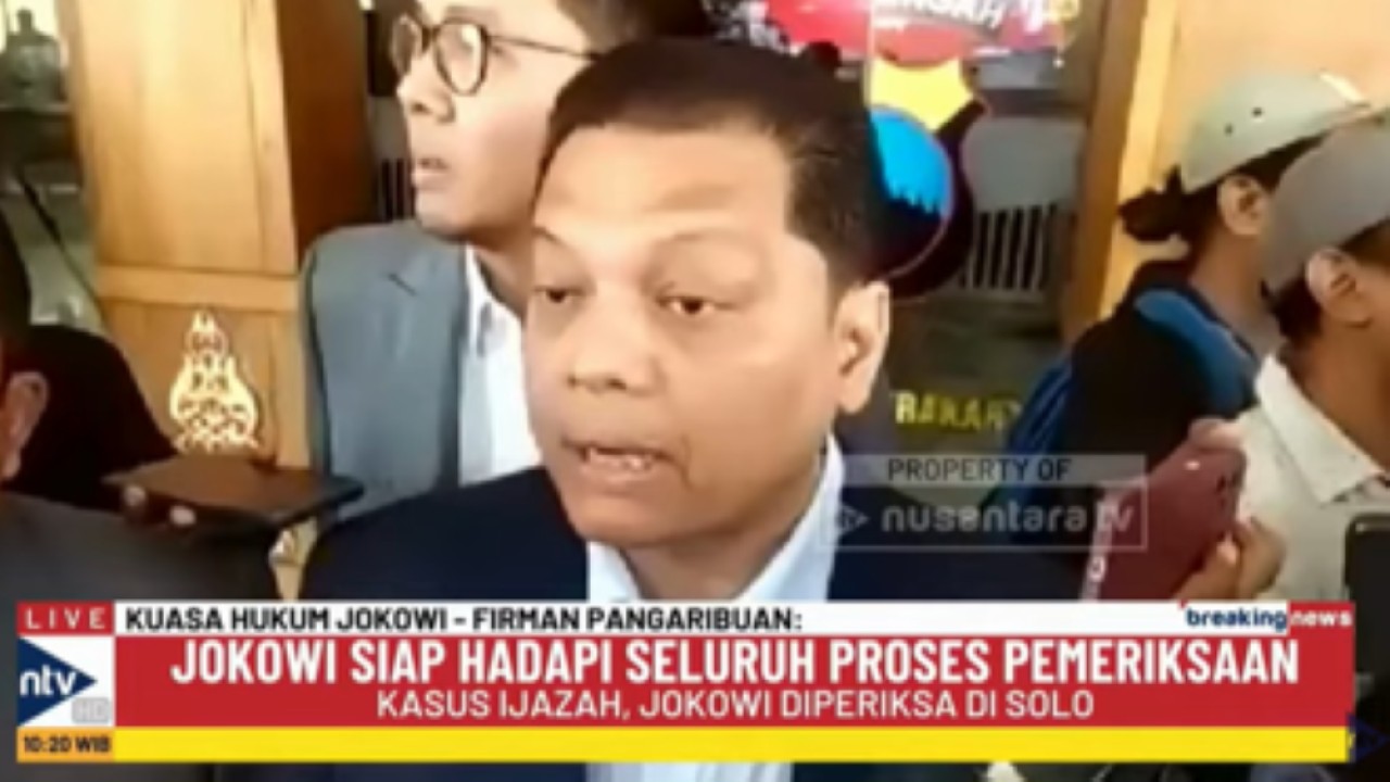 Kuasa hukum Presiden ketujuh RI Joko Widodo (Jokowi), Firmanto Pangaribuan