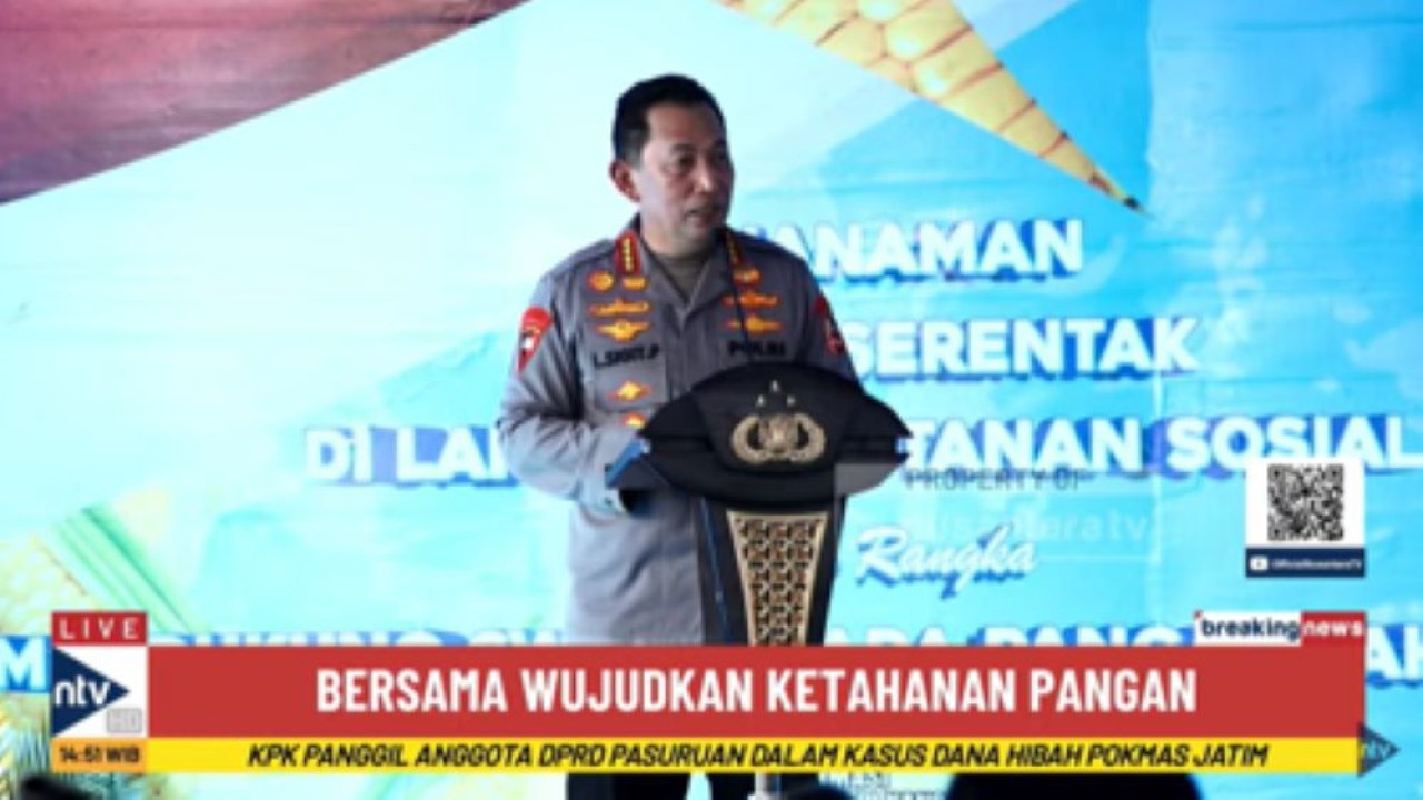 Kepala Kepolisian RI (Kapolri) Jenderal Listyo Sigit Prabowo