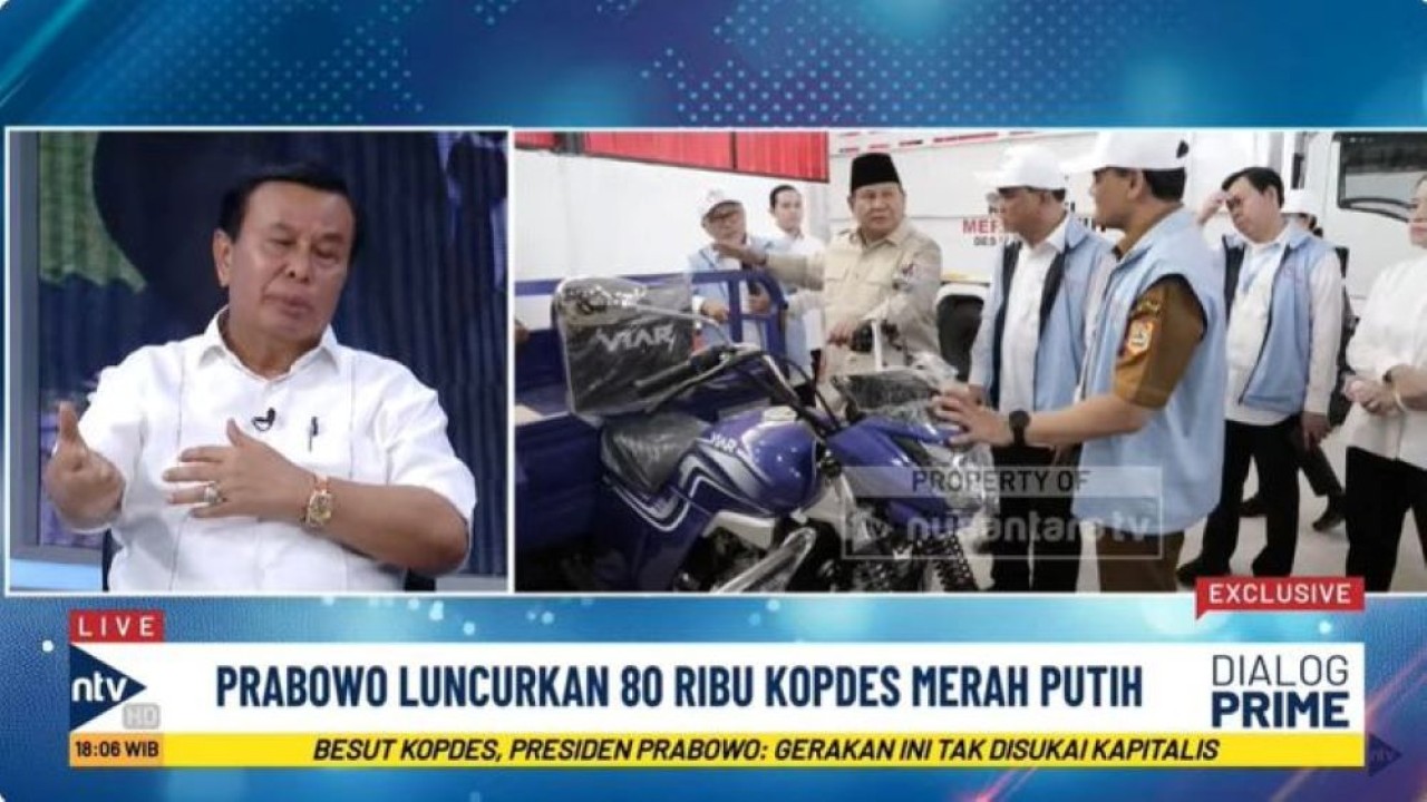 Presiden Komisaris NT Corp, Dr. Ir. Nurdin Tampubolon, M.M dalam Dialog NTV Prime di Nusantara TV