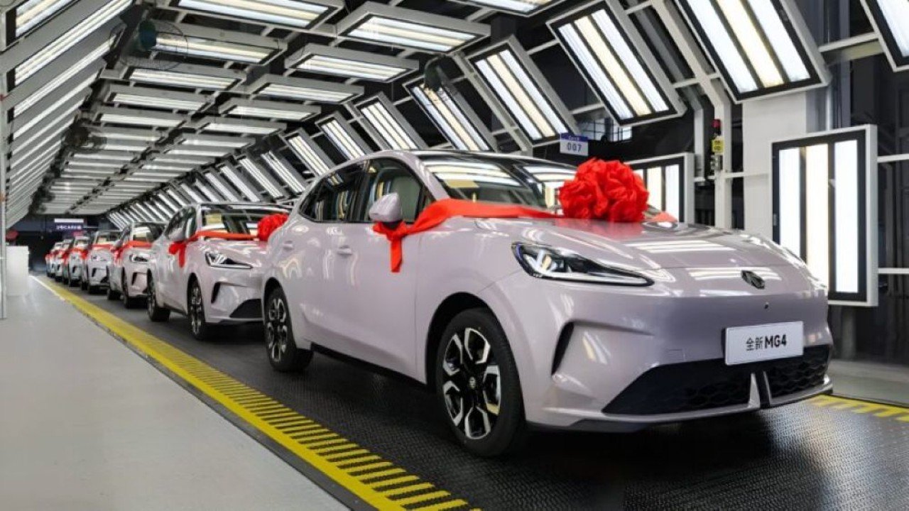 Mobil listrik MG4 terbaru. (Foto: Istimewa via CarNewsChina)