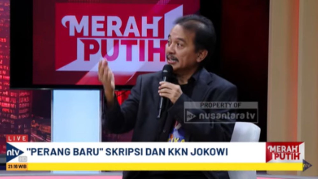 Pakar telematika Roy Suryo