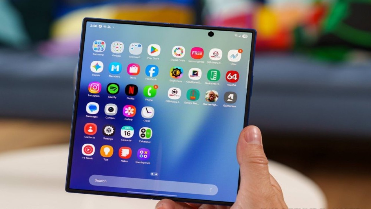 Samsung Galaxy Z Fold7. (Foto: Istimewa via GSM Arena)