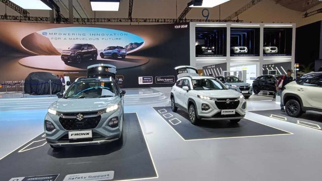 PT Suzuki Indomobil Sales hadir sebagai salah satu merek otomotif yang turut berpartisipasi di GIIAS 2025. (Foto: Adiantoro/NTV)
