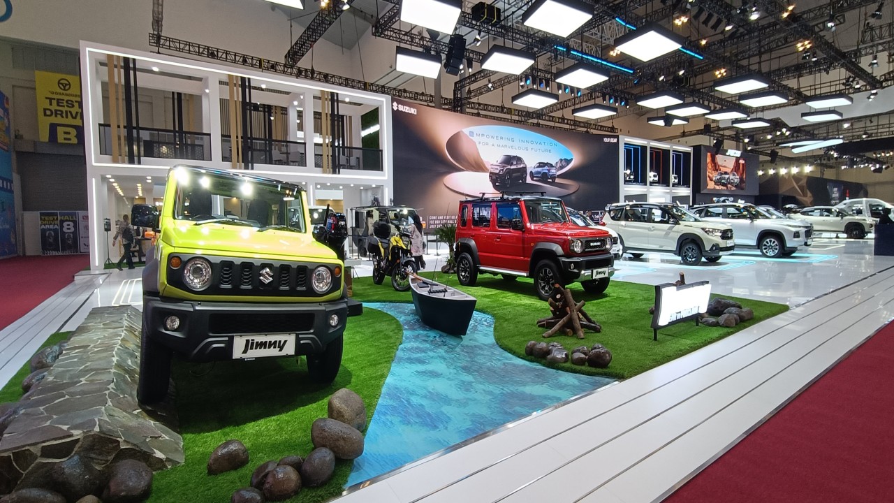 Suzuki kembali meramaikan GIIAS 2025 di ICE BSD, Tangerang. (Foto: Adiantoro/NTV)