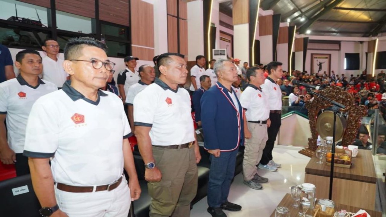 Kasum TNI sekaligus Ketua Umum PB Taekwondo Indonesia, Letjen TNI Richard Tampubolon membuka Kejuaraan Taekwondo Piala Panglima TNI 2025 di Denpasar, Bali (lantamal5-koarmada2.tnial.mil.id)