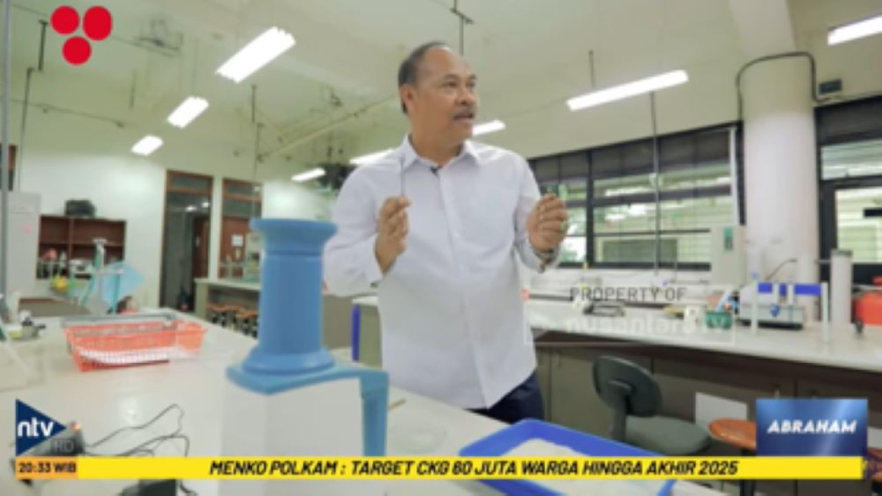 Guru Besar IPB Departemen Agronomi dan Holtikultura Prof Edi Santosa dalam program Abraham Nusantara TV