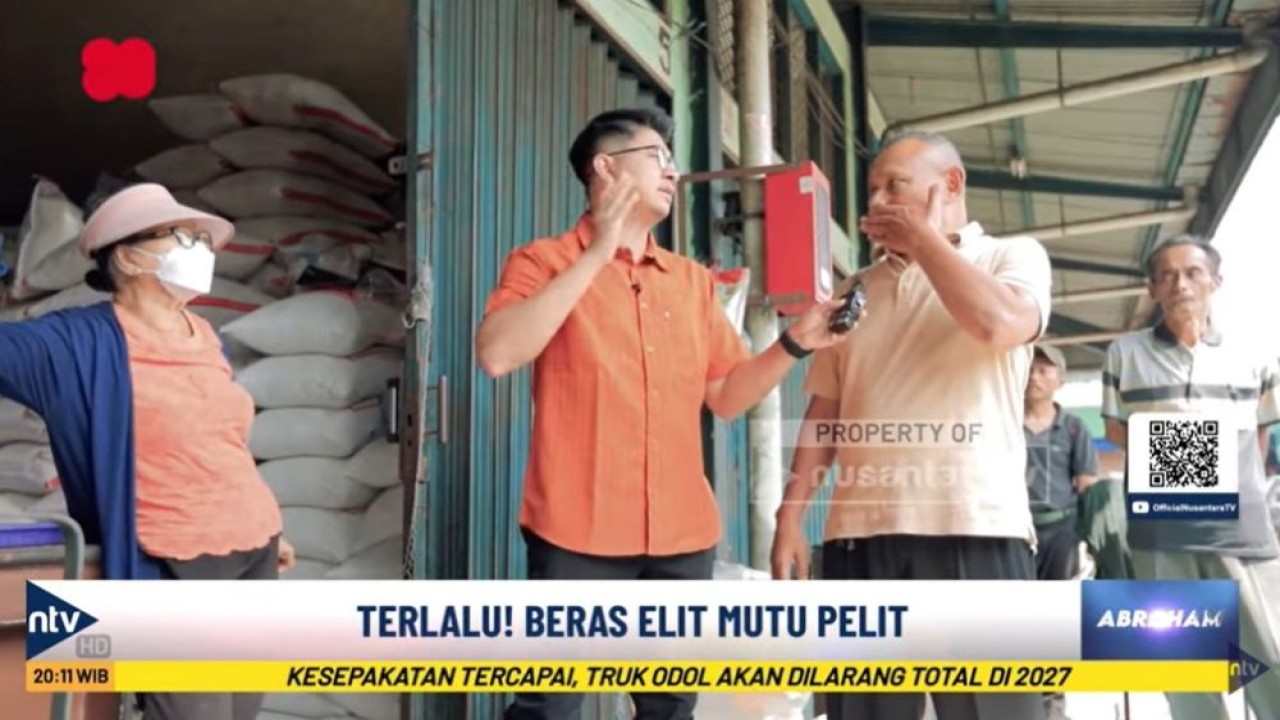 Penelusuran Tim Abraham Nusantara TV mengenai polemik beras premium oplosan yang kini ramai diperbincangkan.