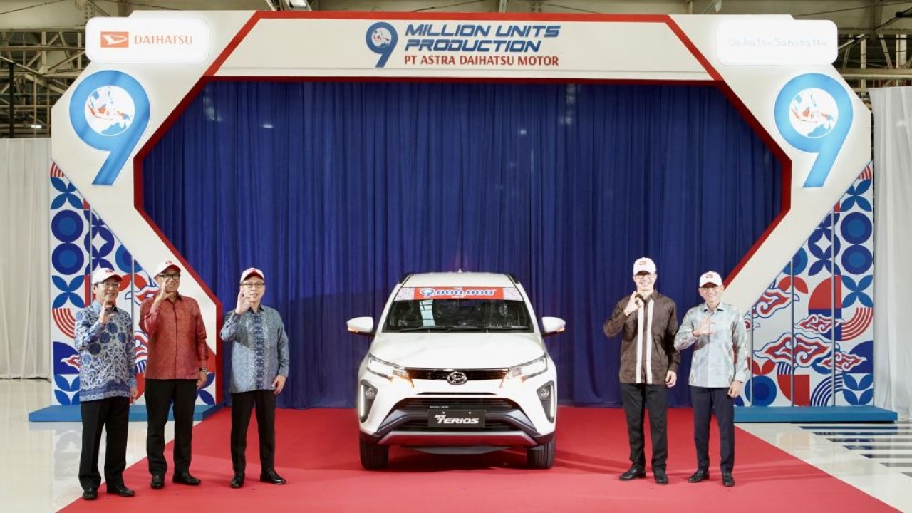 Daihatsu merayakan pencapaian 9 juta unit produksi di Indonesia bertema "Bersama Sahabat Membangun Negeri". (Foto: Istimewa)