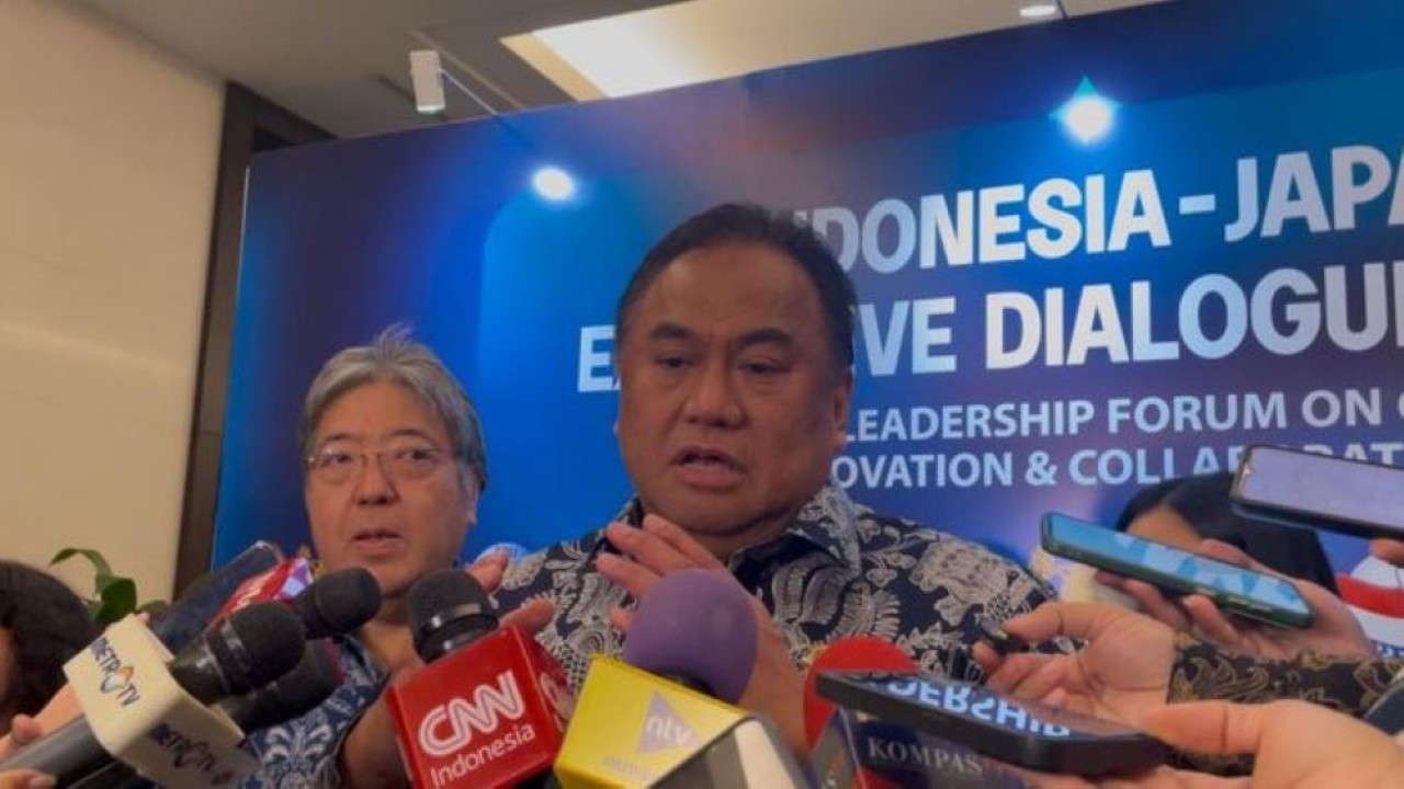 Ketua Umum Perhimpunan Persahabatan Indonesia–Jepang (PPIJ), Rachmat Gobel/(Ntvnews.id-Muslimin Trisyuliono)