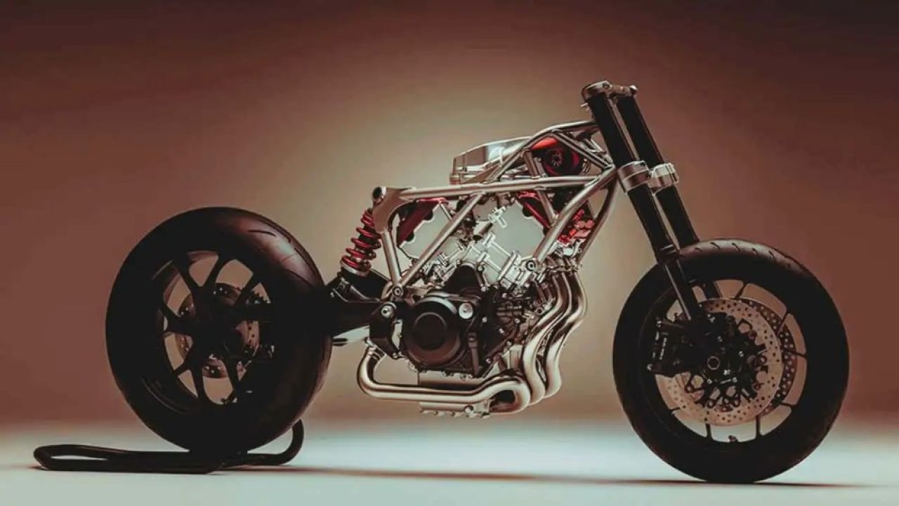 Honda merilis video teaser motor V3 baru. (Foto: Istimewa via Motor1)