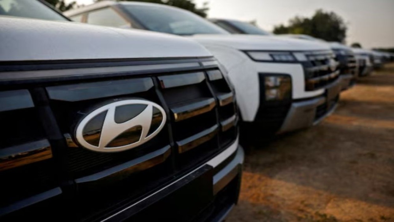 Ilustrasi. Logo mobil Hyundai. (Foto: Reuters)